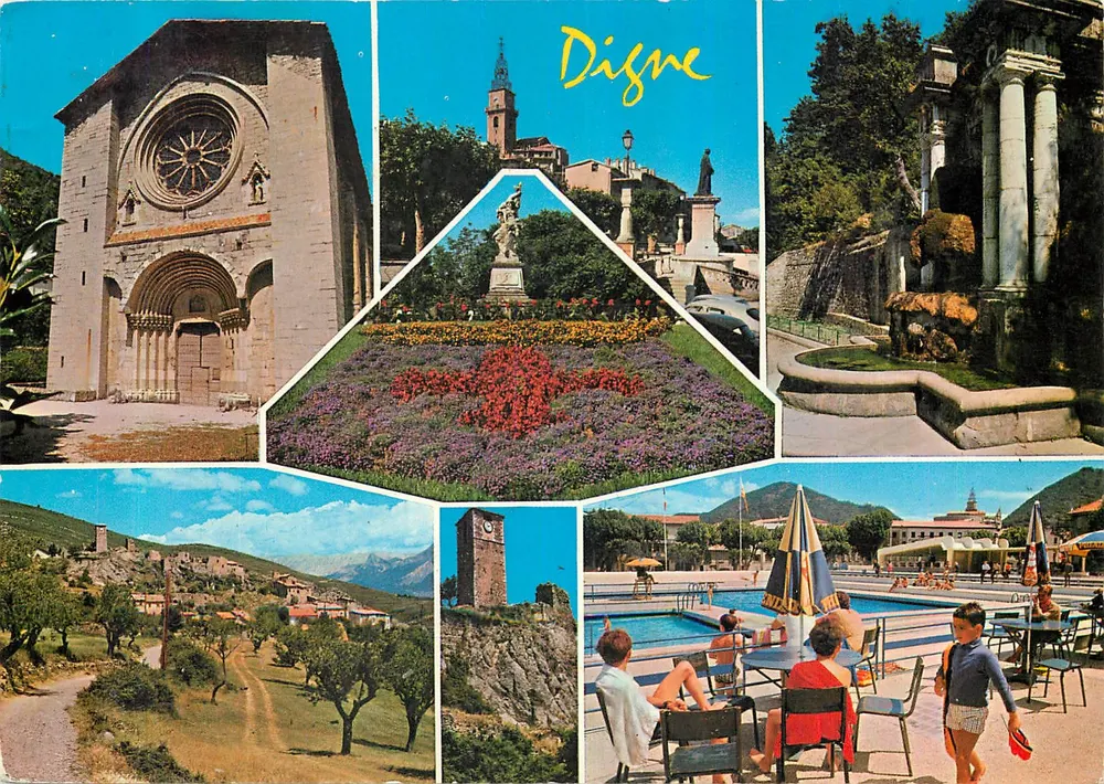 Digne — vista panorâmica — Éditions J. Ceillard - Frente