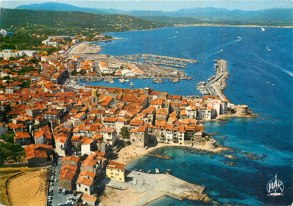 Saint-Tropez (Var) — Luftbild der Ponche — Éditions MAR - Vorderseite