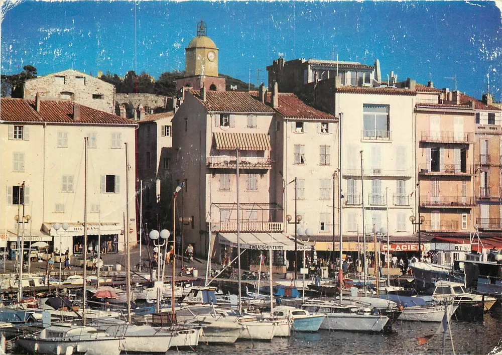 Saint-Tropez (83-Var) — Teilansicht der Molen im Nachmittagslicht — Verlag: L. Boudet - Vorderseite