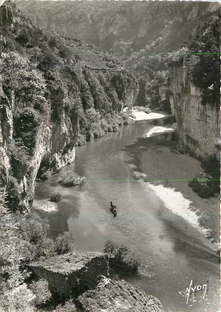 Gorges du Tarn — Umgebung der Malène (Lozère) — Les Détroits — Verlag: Les Éditions d'Art, Paris - Vorderseite