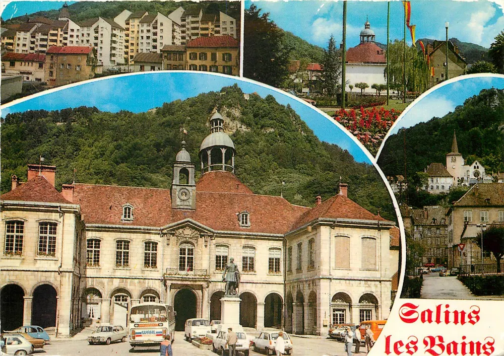 Salins-les-Bains — vista panorâmica — Edições CELLIARD - Frente