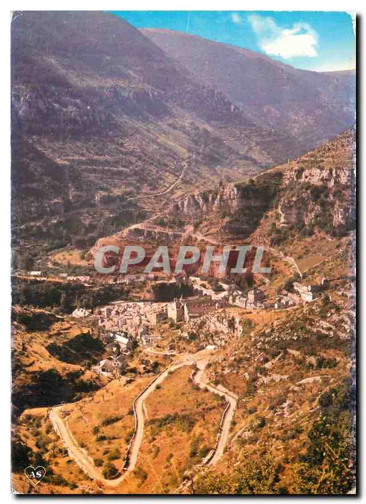 Gorges du Tarn — Allgemeine Ansicht von Ste. Enimie — APA-POUX - ALBI Ansichtskarten-Gesellschaft - Vorderseite