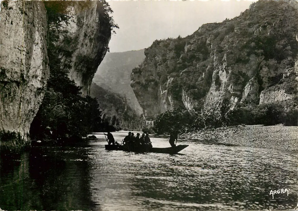 Gorges do Tarn — Entrada dos Détroits — ARGRA - Frente