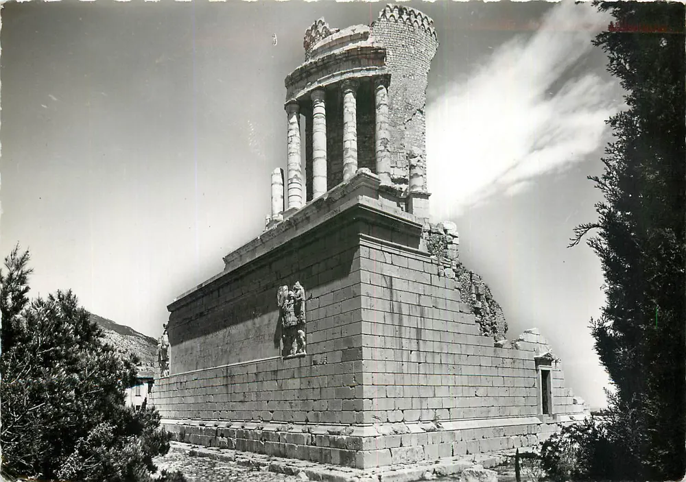La Turbie - Das Trophäe der Alpen oder Turm von Augustus (5 v. Chr.) — Editions S.E.P.T. - Französisch Herstellung - Nachahmung verboten - Vorderseite