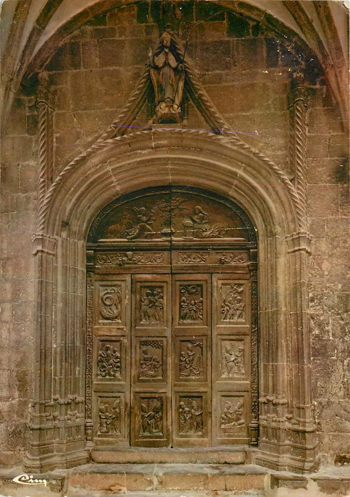 Tor der Kirche Saint-Véran — Utele — Verlag Cing - Vorderseite