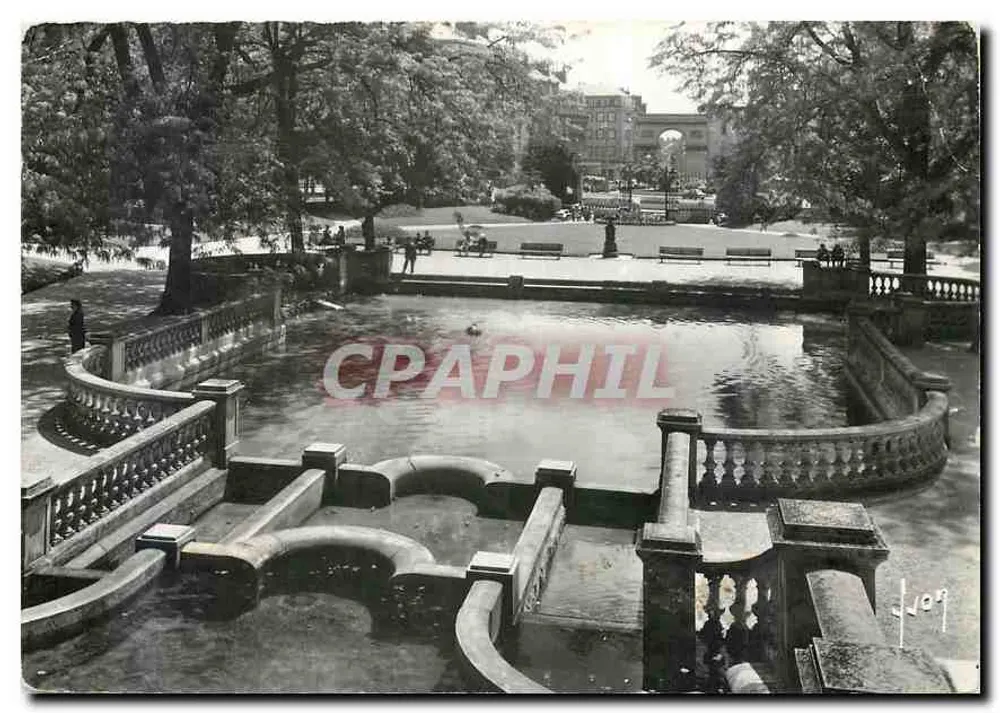 Bassin del Square Darcy en Dijon — Ediciones de Arte, n° 1609 - Anverso