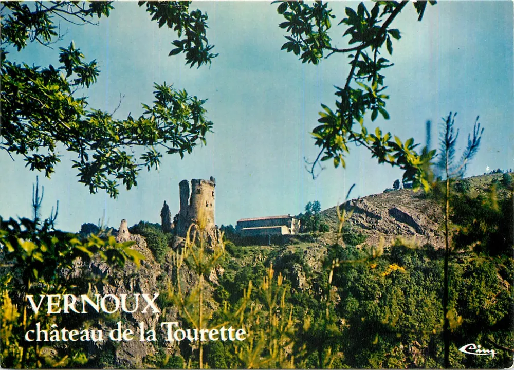 Vernoux — Schloss La Tourette — Combier Imprimeur Mâcon - Vorderseite