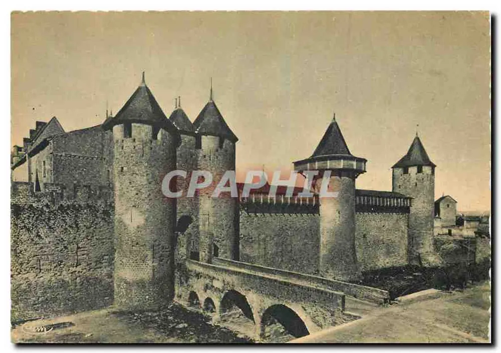 Cidade de Carcassonne — O Castelo Comtal — Editor Helion & Comier Macon - Frente
