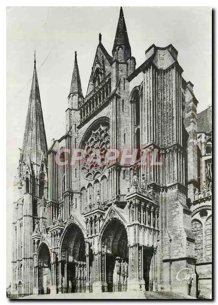 Chartres - A Catedral (Portal sul) — C.A.P. Paris, n°47 - Frente