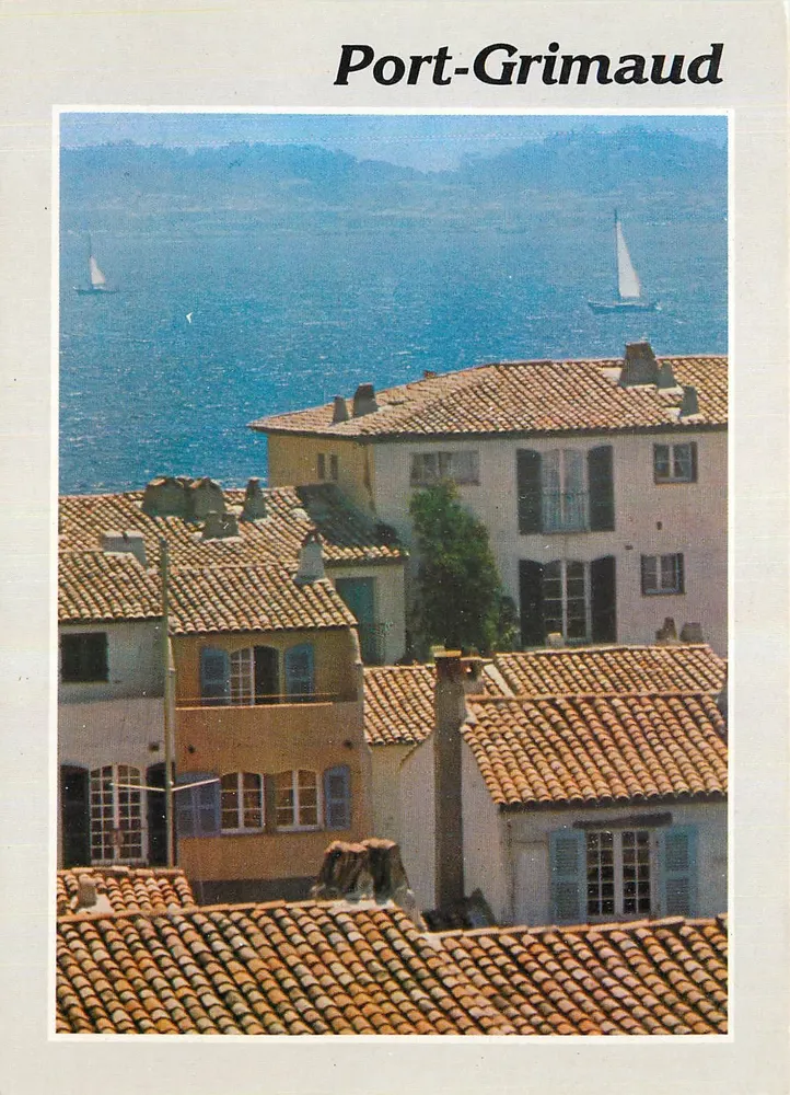 Port-Grimaud — Blick aufs Meer — Éditions et Impressions Combier / Mâcon - Vorderseite