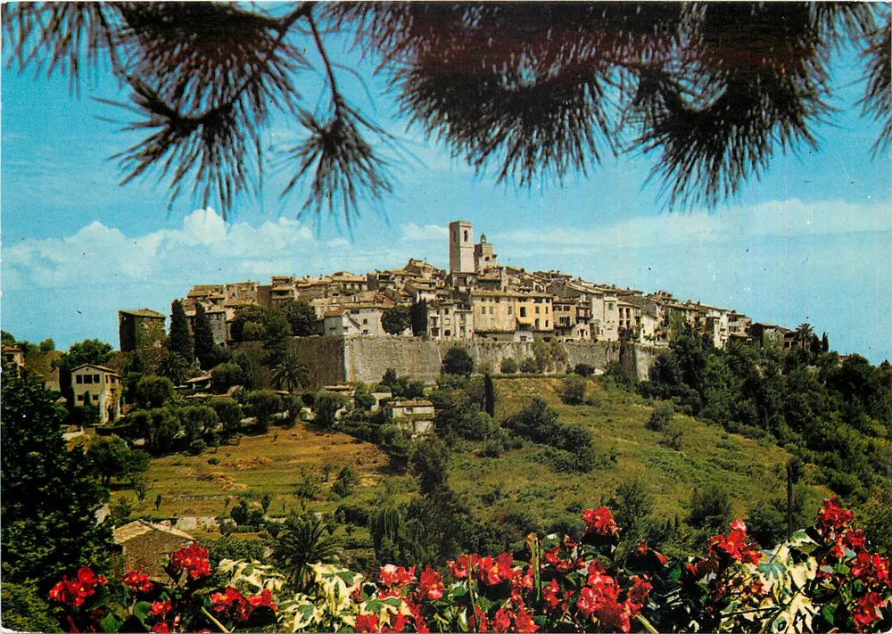 Saint-Paul-de-Vence — Vista geral — Ed. A. Rion, Nice - Frente
