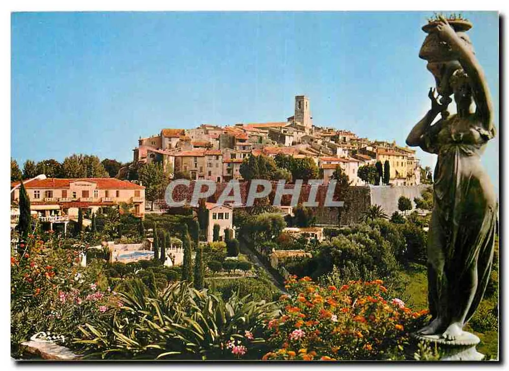 Saint-Paul-de-Vence — Vue panoramique — Imprimeur Combier - Recto
