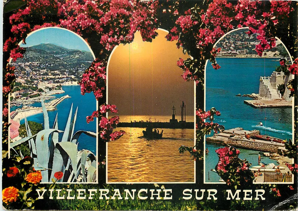 Villefranche-sur-Mer — Panoramablick — unbekannter Verlag, Seriennummer nicht sichtbar - Vorderseite