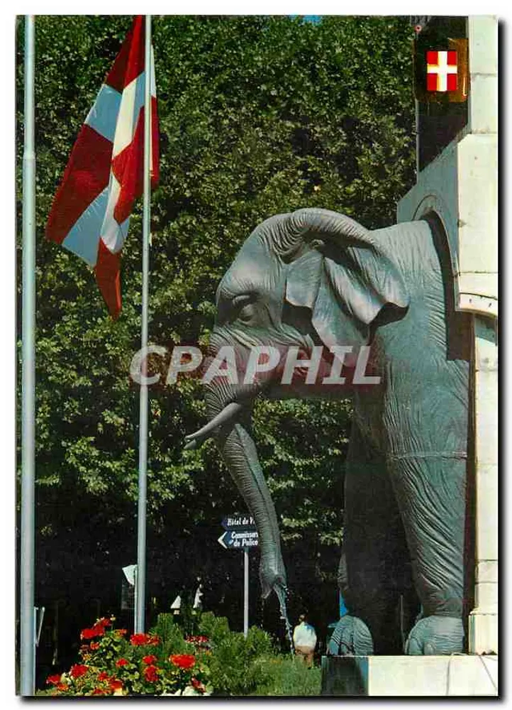 Elefante — estátua monumental — edições de França, n° 5227 73 - Frente