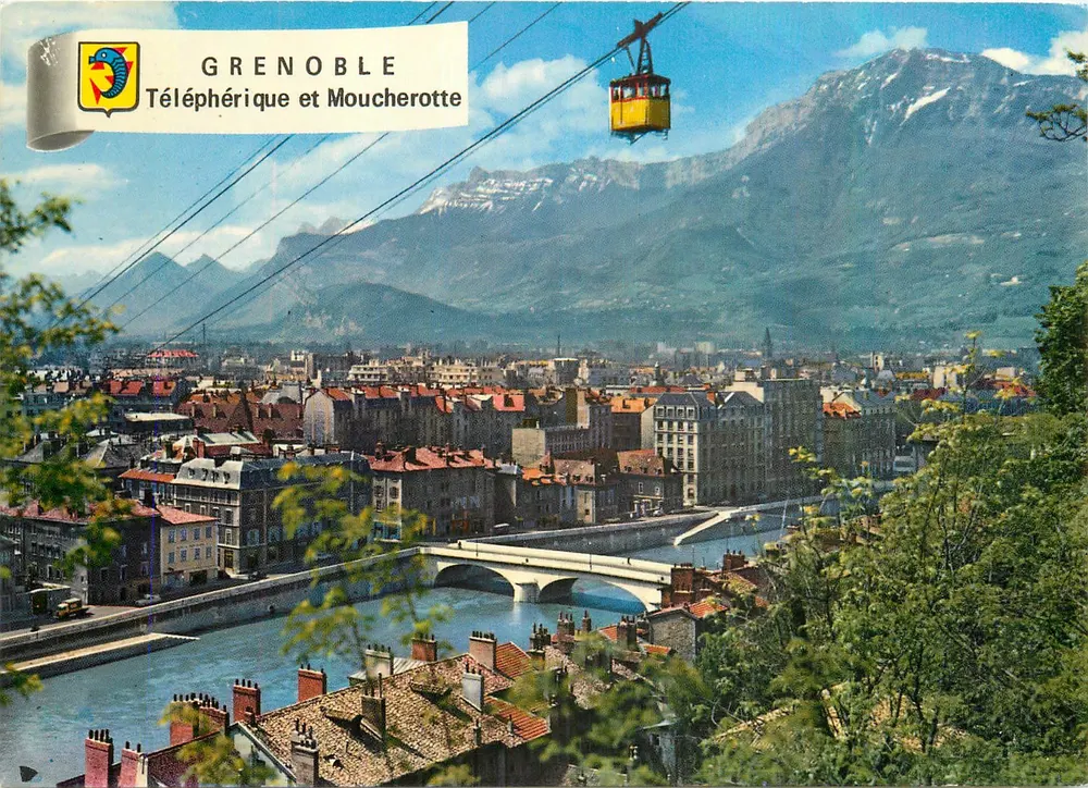 Grenoble — Teleférico e Moucherotte — SPADEM - Frente