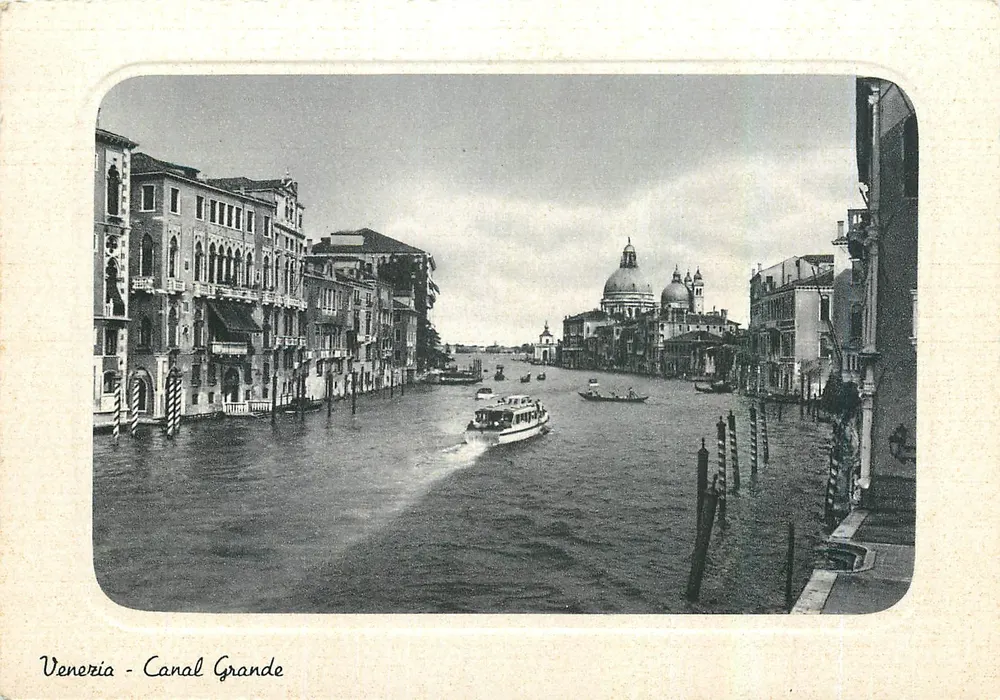 Wenecja - Kanal Grande — Wyd. V.F. - Awers