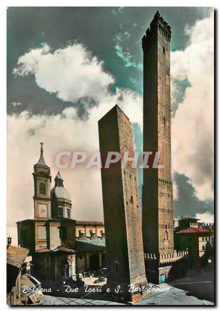 Bologna - Due Torri e S. Bartolomeo — Ed. U. Mignani, n° 52 - Recto