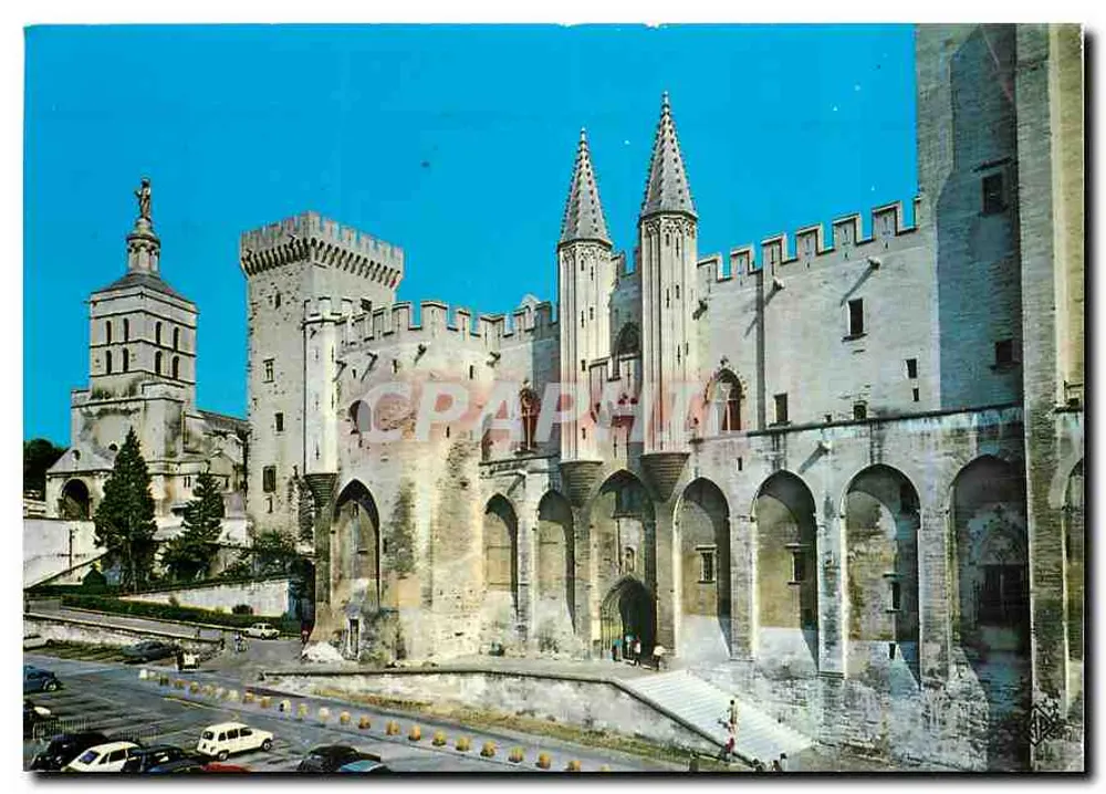 Avignon — Palais des Papes et Notre-Dame des Doms — Elnacap - Recto