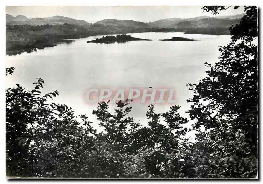 Lago de Aiguebelette (Savoie) — Visão geral — Editor J. Cellard, Bron (Rhône) n°17.597 - Frente