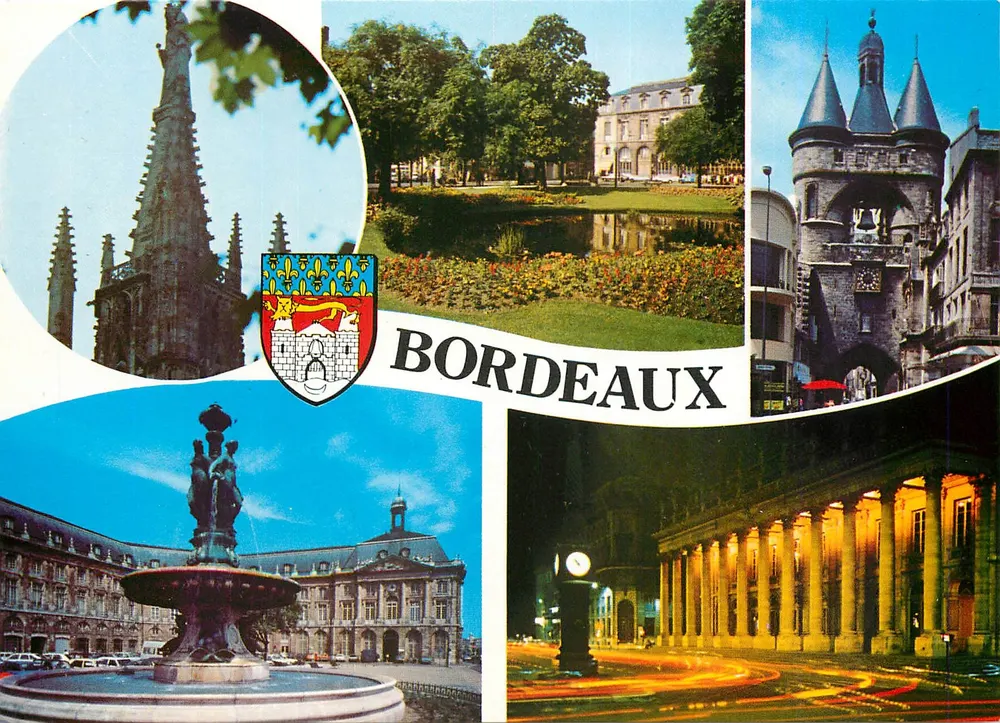 Bordeaux — vista panorâmica — Edições e Impressões Combier / Mâcon - Frente