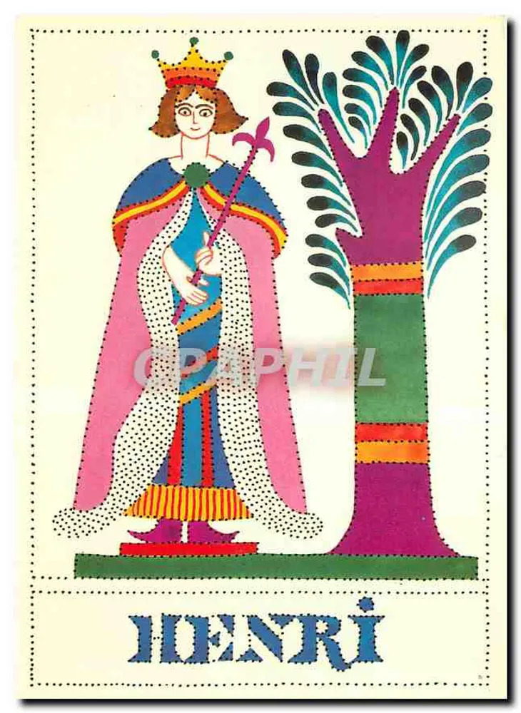 Henri — cartão postal ilustrado — Edições BETULA - Frente