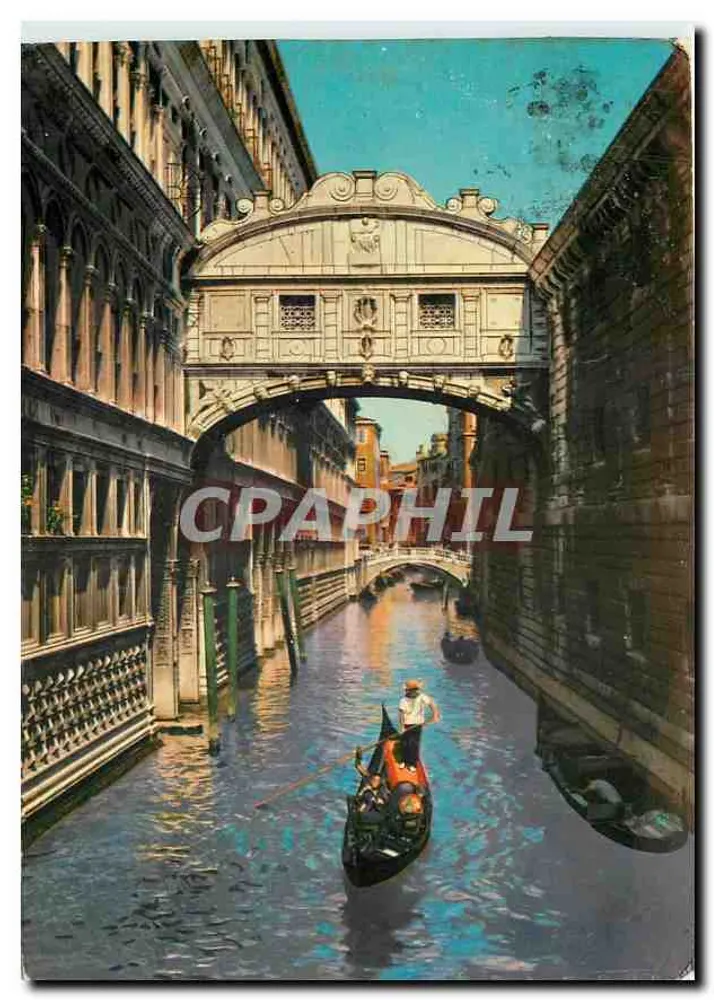 Veneza — O Ponte dos Suspiros — STAMPATO IN ITALIA - Frente
