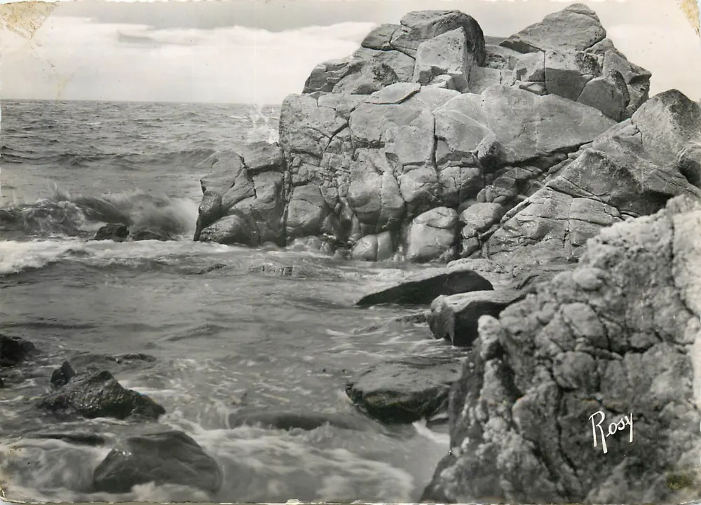 Rochers du Lutin — Île de Noirmoutier — Verleger F. Chapeau, Nantes - Vorderseite