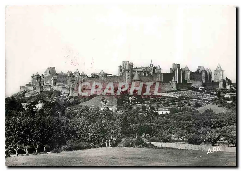 Carcassonne — View of the Aude — publisher POUX, Albi - Front