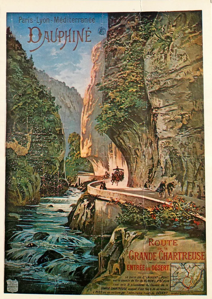 Route de la Grande Chartreuse — Entrée du Désert — Éditions MIC MAX - Recto