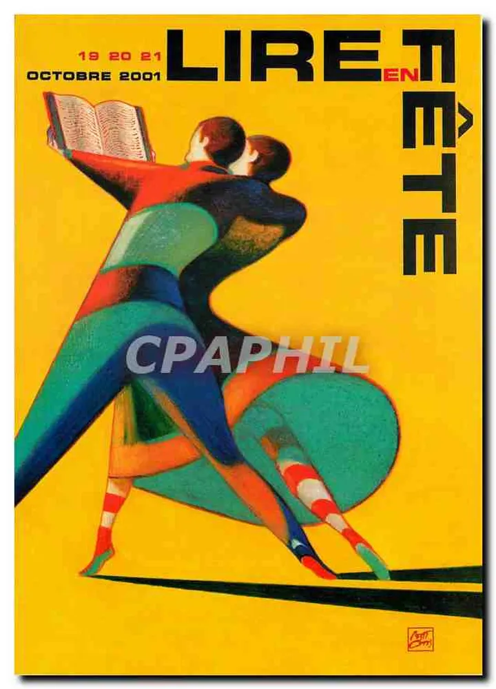 Lire en fête — Octobre 2001 — Centre National du Livre - Recto