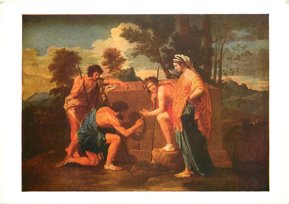 अर्केडिया के चरवाहे — निकोलस पूसिन (1594-1665) — एडिशन रिचमॉन्ट, पेरिस - आगे