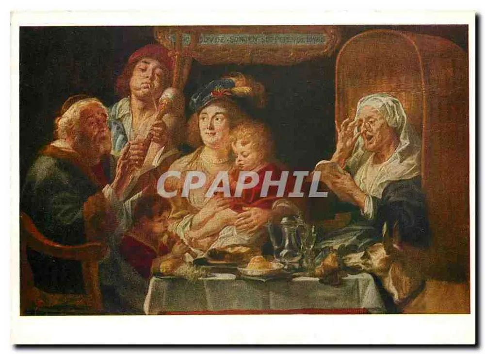 A Natividade — cena da Santa Família — Editor: Em. Maeyens, Antwerpen - Frente