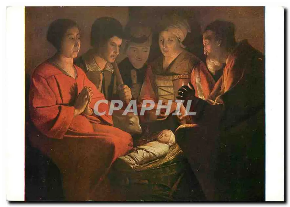 Adoration des Bergers — Georges de La Tour (1592-1652) — Musée du Louvre (école lorraine) - Recto