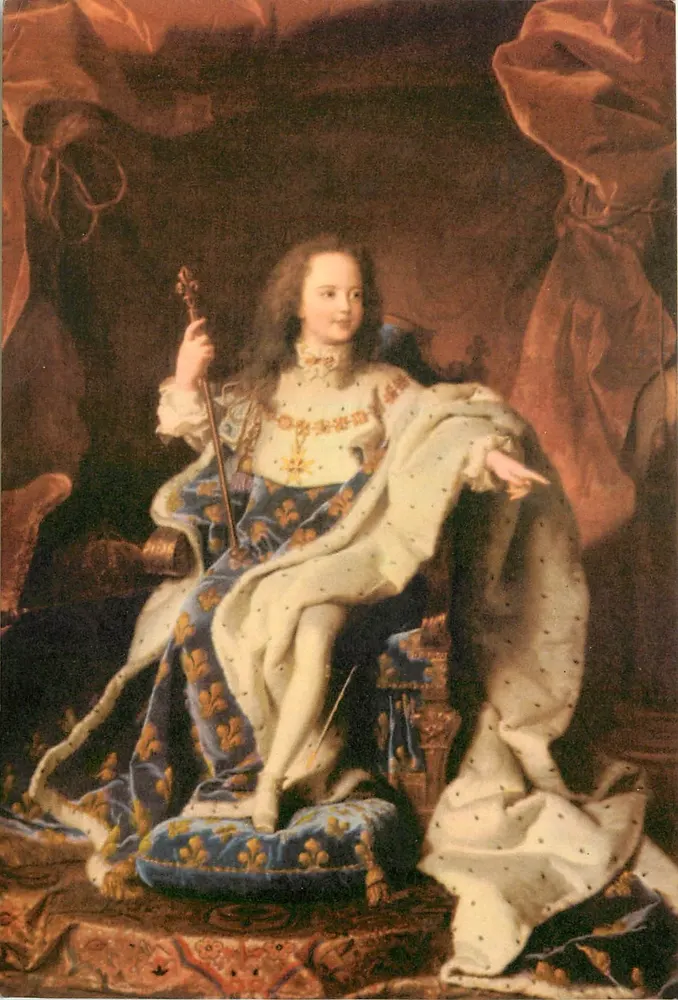 Luís XIV criança — Castelo de Versalhes — Escola Francesa - Frente