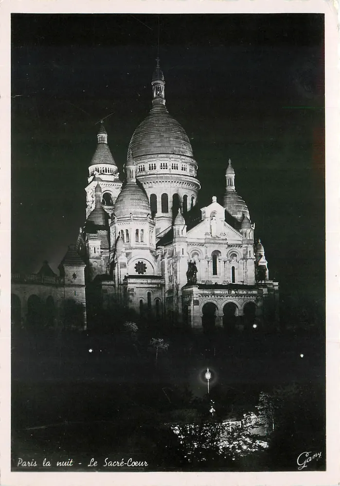 Paris at night - The Sacred Heart — Ganny, n° 2071 - Front