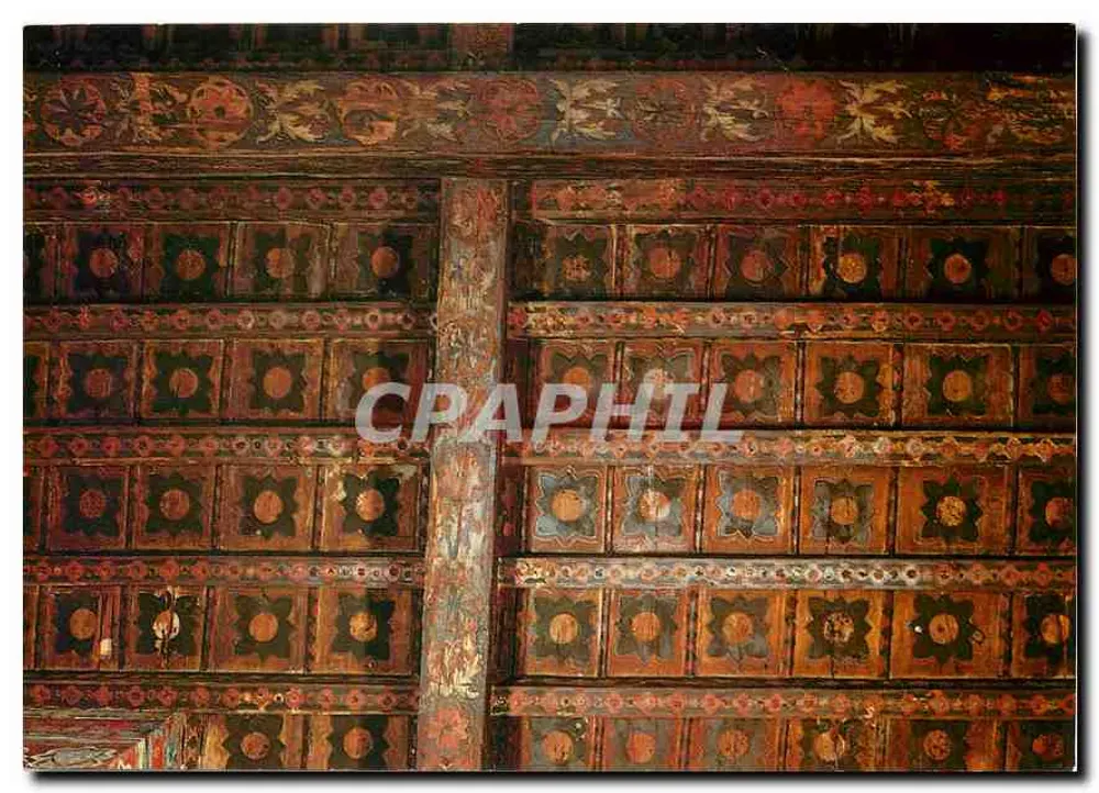 Avignon - Palais des Papes — Chambre du Cerf : plafond peint — Editions Gaud - Recto