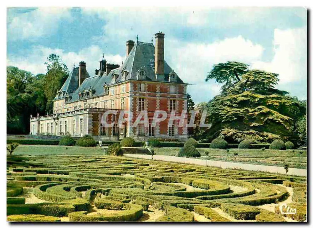Rosny (Yvelines) — Schloss aus dem französischen Garten gesehen — Verlag Combier, n° 0003 - Vorderseite