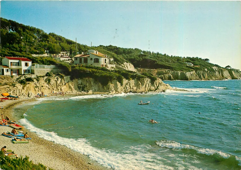 Plage de Beaucours — Sanary-sur-Mer — Édition Guillaume - Vorderseite