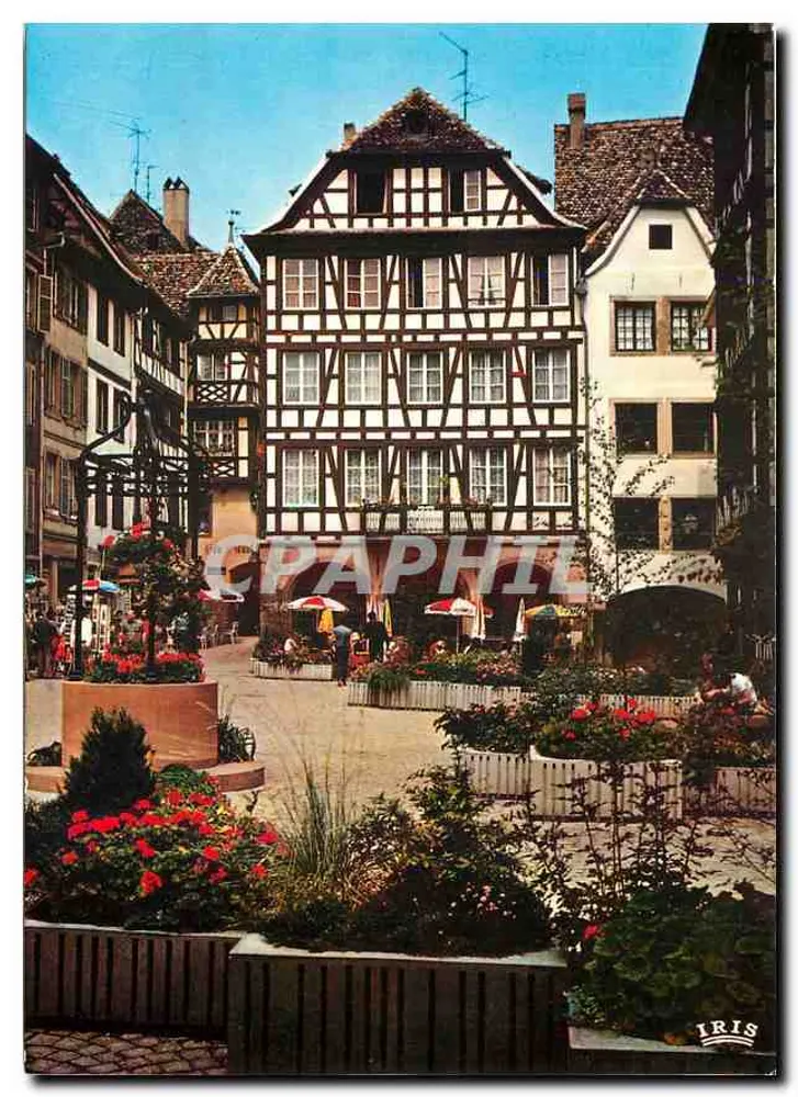 Strasbourg (Bas-Rhin) — La place du marché aux cochons de lait — éditeur IRIS, n° de série non visible - Recto