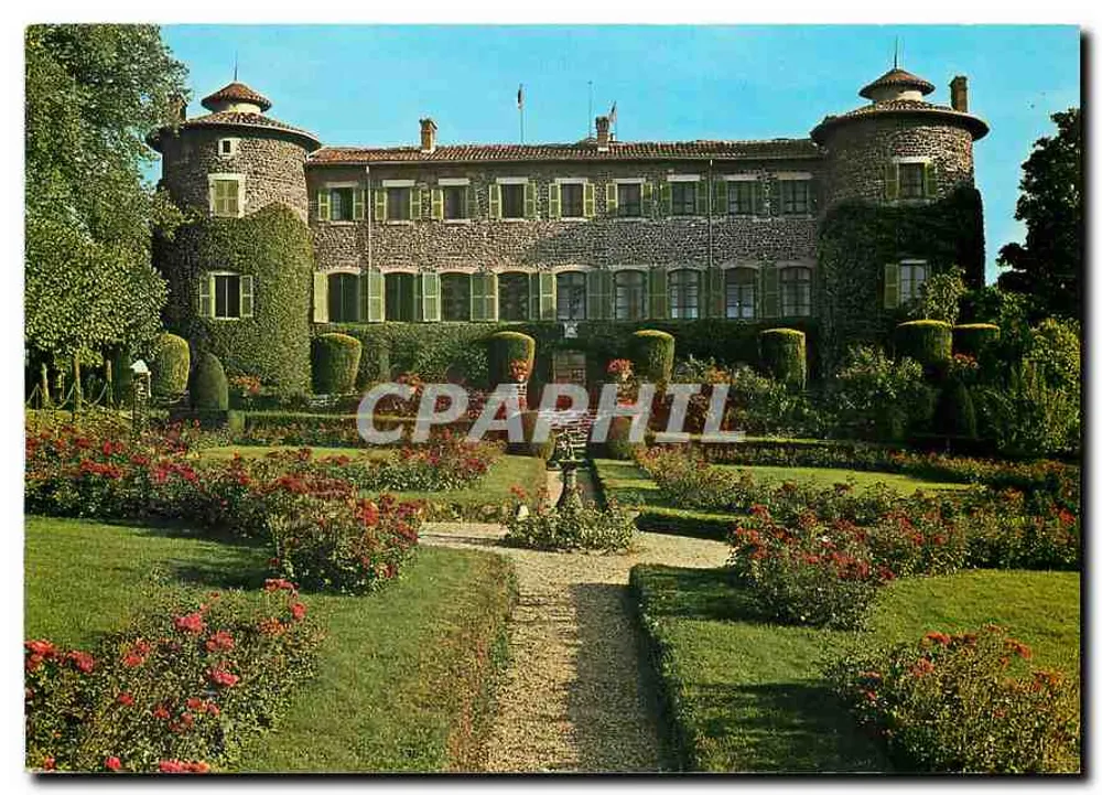 Chavanac Lafayette — Fassade des Schlosses, wo General Lafayette 1757 geboren wurde — Edition Pastre - Vorderseite