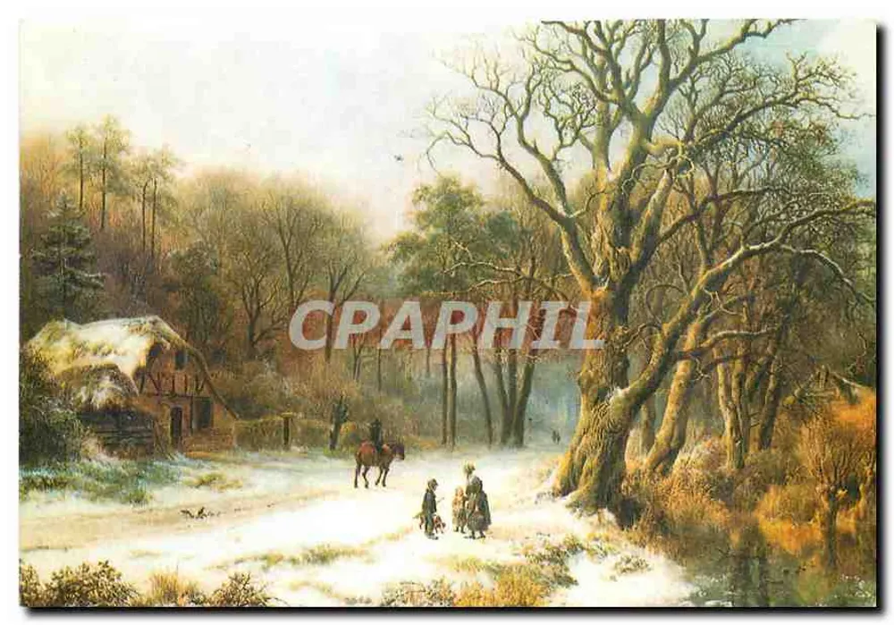 शीतकालीन दृश्य — बी. सी. कोएकोएक (1803-1862) — म्यूजियम ट्यूलर्स, हार्लेम - आगे