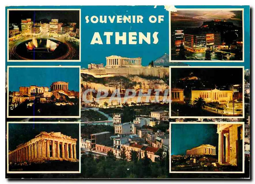 Atenas — Lembrete de Atenas — Editor Craphil, n° 520 - Frente
