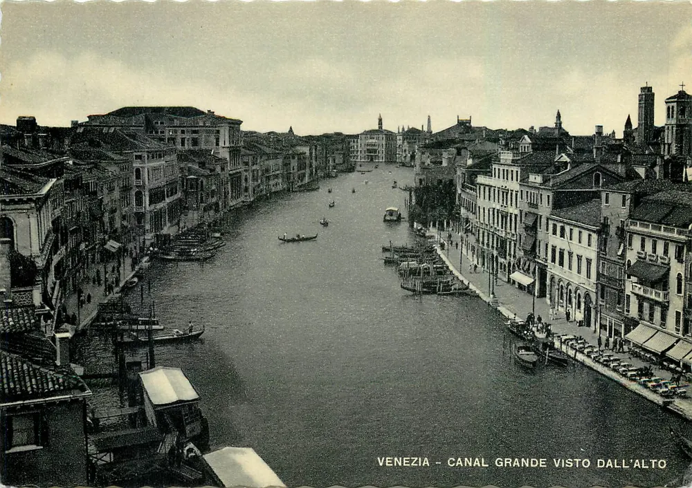 Wenecja - Grand Canal visto dall'alto — wydawca nieodczytalny - Awers