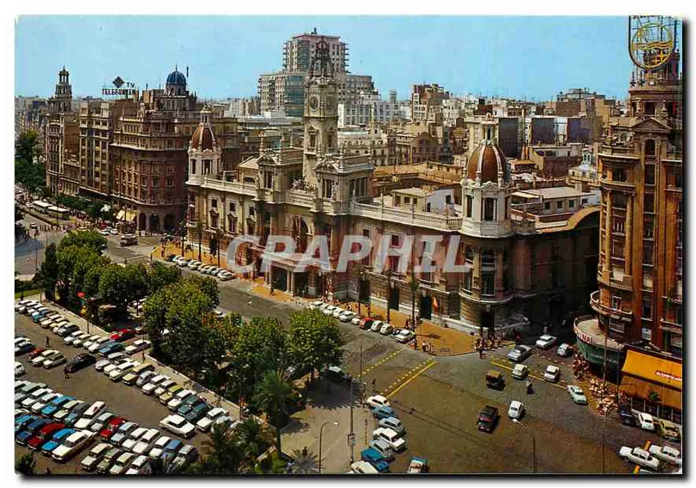 Plac Caudillo, Rada Miasta — Walencja — Kolor-Zerwowitz - Awers