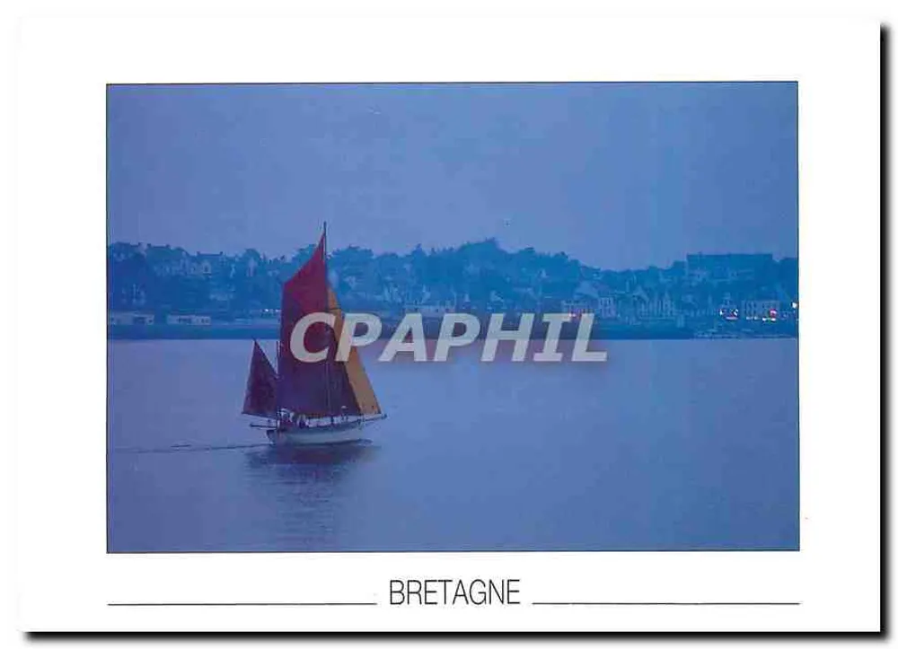 Bretanha — Vista de vela — edições Alain Baudry n°15111 - Frente