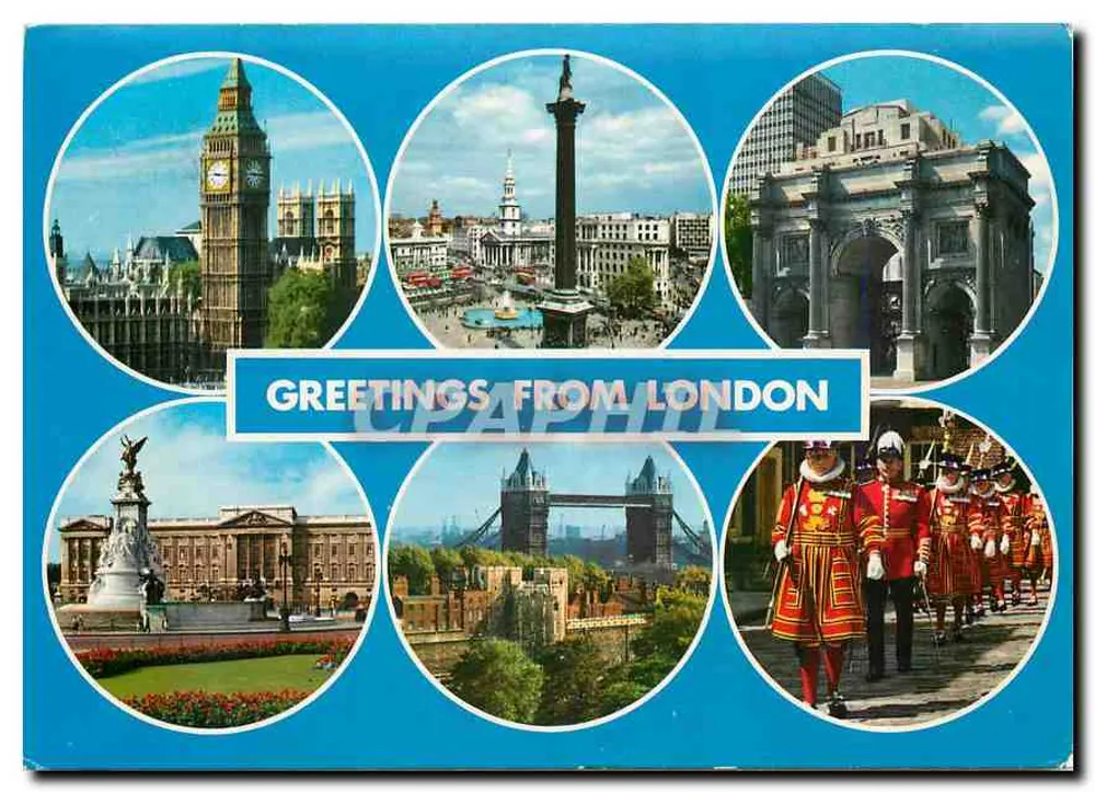 Londres — Saudações de Londres — Distribuído por Kardorama Ltd - Frente