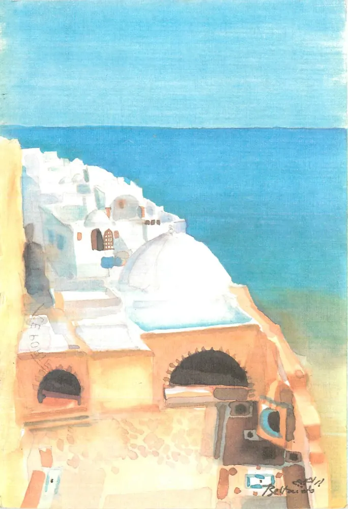 Vista da cidade oculta — Série 'A cidade oculta' — Art Edition Hammamet - Frente