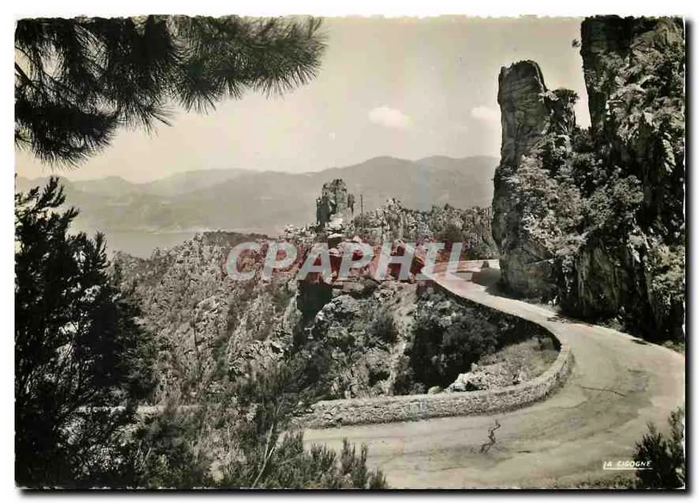 A Rota das Calanches — Piana (Córsega) — Ed. La Ciaogane, André Leconte - Frente