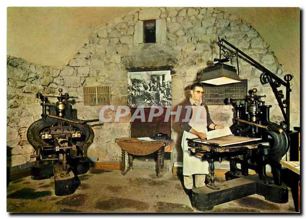 Handdruck — Museum für Papiergeschichte, Ambert (P.-de-D.) — Cliché PARANT - Montluçon - Vorderseite