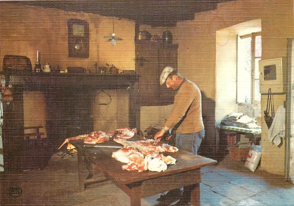 Cuisine rustique — découpage du cochon — Collection AS de Coeur - Recto